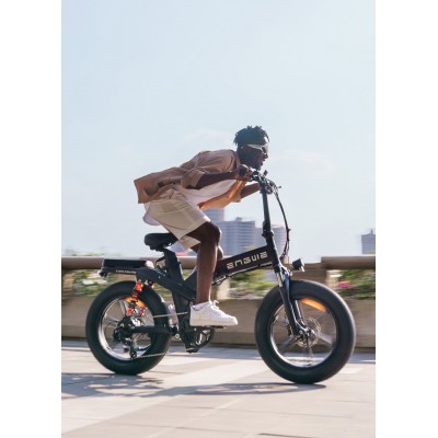ENGWE X24 Double Batterie 29.2 Ah Vélo électrique mini pliable à suspension multiple avec moteur dans le moyeu