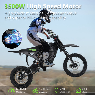 VIPCOO H3 Dirt Bike électrique