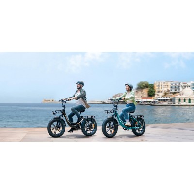 L20 Boost Fat Bike Électrique 250W - Autonomie 126km - Capteur de Couple - Bouton Boost