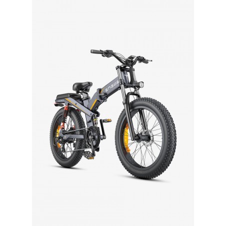 ENGWE X24 Double Batterie 29.2 Ah Vélo électrique mini pliable à suspension multiple avec moteur dans le moyeu